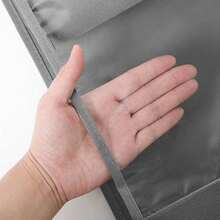 6/8 Grid Double-Sided Hanging Bag Storage With Six Layers Transparent Bedroom Closet Organizer Dust Bag For Home Organization