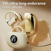 原装无线 Q17 开放式蓝牙耳机，电池续航时间长，佩戴舒适，蓝牙耳机 - 掛耳式數位耳機粉17 - 查看 2