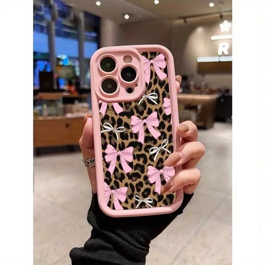Anti-Slip And Anti-Drop Phone Cases. The Bow Pattern Is Suitable For 5,11,12,13,14,11 Pro Max, 12 Pro Max, 13 Pro Max, 14 Pro Max. 15,15 Pro, 15 Pro Max, 16,16 Pro 16 Pro  Max/S22 / S22PLUS/S23 S23PLUS/S24 / S24PLUS/S25 / S25PLUS/S25ULTRA/S24PE/S24ULRA/S22ULTRA/S23ULTRA, Suitable For Family, Friends, Children, Birthday, Spring, Holidays, Boyfriend And Girlfriend Valentine's Day And Other Gifts Are Fashionable Choices.