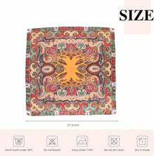 35 Inches Silk Head Scarf-Satin Hair Scarves Silk Bandana Scarf Headscarf For Women's Fashion Scarveshalloween - 佛黃腰果 - 查看 2
