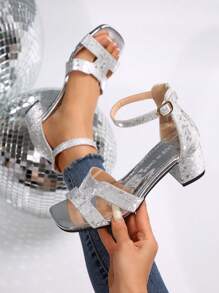 2025 New Arrival Fashionable High Heel Dancing Party Sandals For Teens