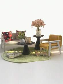 Juego de 1/2/3/5 piezas de accesorios en miniatura para casa de muñecas: muebles realistas, alfombra, gato decorativo, pintura clásica y decoración del hogar para crear una cómoda y elegante morada en miniatura. (Los productos en miniatura pueden tener pequeños defectos dentro de lo normal que no afectan el efecto general. Los compradores preocupados deben comprar con precaución.)