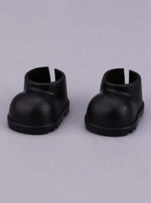 2pcs Doll Shoes, DIY Bright Shoes, Finger Shoes