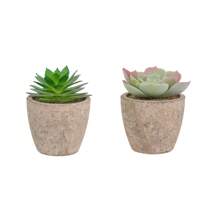 1 Set(5pcs Or 3pcs Or 2pcs)Artificial Succulent Plants Potted,Simulation Plants With Small Artificial Plants, Includes Flower Pots For Interior Home Decor, Office, Bathroom And Bedroom, Comes With Plastic Eucalyptus And Micro Wheat Grass Plants, Perfect For Indoor Desk Artificial Plant Decoration
