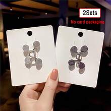 4pcs Adjustable Invisible Belt Set For Women - Instant Buckle Waist Cincher With Sparkle Decor, Suitable For Jeans And Casual Pants - Accessory