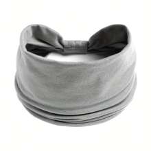 Black Wide Headband, Stylish Bohemian Thick Headband Wrapped Around The Head, Women's Anti Slip Knotted Headband - Wide Version Pure Black Headband, Stable Fit And Elegant Style, Multifunctional Hair Accessory, Comfortable To Wear Back To School