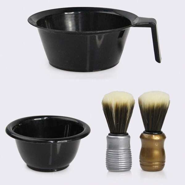 Bol de mélange de couleur pour cheveux et brosse à barbe, outil de coiffure professionnel pour la coloration, le blanchiment et l'utilisation en salon