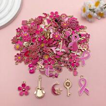20/50/100 pièces Série or rose Assortiment aléatoire - Fournitures d'artisanat pour bijoux et accessoires faits main