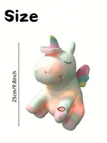 9.8'' Light Up Unicorn Stuffed Animal Soft Plush Toys With Colorful LED Night Light Soft And Cute Unicorn Stuffed Animal Glowing In The Dark Toys Kids Holiday Birthday Gifts Christmas Decorations(Without Batteries)Toys,Unicorn,Plush,Girl Toys,Kid Gifts - Multicolor - View 10