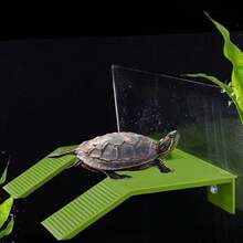 Turtle Basking Platform, Tortoise Climbing Platform, Aquarium Turtles Tank Decorations, Simulation Tortoise Climbing Ramp Ladder Resting Terrace