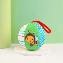 Baby Ball Toy, Educational Intelligent Toy, 0-3 Years Old Baby Vision Training Ball, Jingle Sound Early Learning Cloth Ball, Montessori Learning Activity, Washable, Includes Crinkle Paper, Baby's Best Friend, Mom's Helping Hand, Ideal Baby Birthday And Holiday Gift - Black and White - View 9