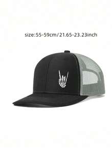 1 pièce Casquette de baseball réglable unisexe pour chauffeur de camion, convient pour le port quotidien, les voyages extérieurs, la randonnée, les cadeaux, les vacances, les fêtes