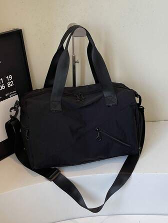 Sportväska, Damfitnessväska, Damväska för torr och våt separering, Liten, Lätt, Stor kapacitet, Handhållen, Diagonal korsväska, Kortdistansreseväska För Skolan Skoltillbehör Skolsaker Resematerial Semester Semester Duffelväska Bagage Resväska Resväska För Damer