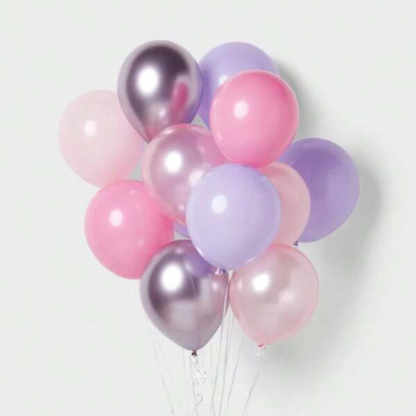 12ct Pink & Purple Balloon Pack