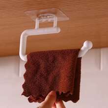 Wall-Mounted Paperclip-Free Tissue Holder - Multi-Functional Kitchen Paper Towel Dispenser, Toilet Paper Rack, Cling Film Organizer, Cleaning Cloth Rack, Bathroom And Kitchen Accessory With Strong Adhesive - No Power Needed