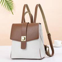 Women Fashion Backpacks, School Backpack - 蒟蒻紫 - 查看 3