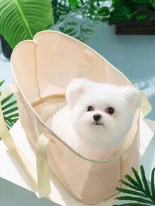 透气网眼宠物包，肩带斜挎便携式小型犬猫手提包，适合体重不超过8公斤的宠物，单肩设计，适合外出 - 彩色 - 查看 8