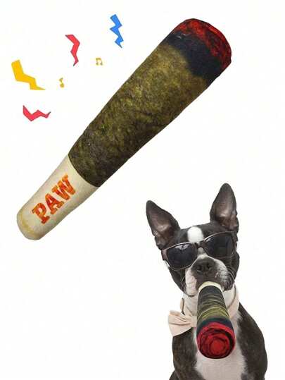 Juguete de cigarro que produce voz, juguete interactivo resistente a mordeduras para perros, regalo de San Valentín/cumpleaños para gatos y perros, universal