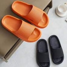 Women's Super Comfortable Slippers - Breathable Non-Slip EVA Foam Sole, Open-Toe Design, Lightweight Soft Casual Shoes, Suitable For Indoor/Outdoor Use, Beach, Shower - 4 Season - 5001-orange - View 6