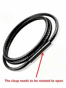 1pc/Lot Black Leather Chain Necklace For Diy Women Men Handmade Braid Rope Long Necklace 40/50/60/70CM Neck Pendant Chain Jewelry Gift