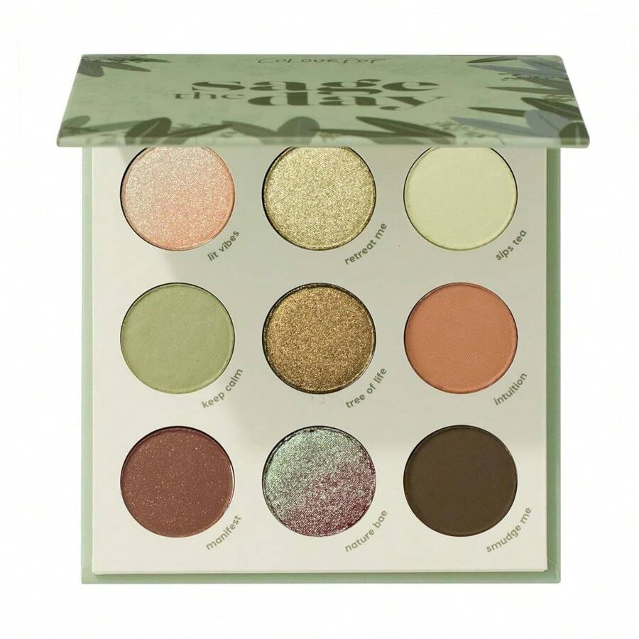 Colourpop Going Coconuts Eyeshadow Palette - Cool-Toned Neutral Eyeshadow Palette With Ultra-Velvety And Silky Finishes - High-Pigment Eye Makeup With A Long-Wearing Formula (0.3 Oz)