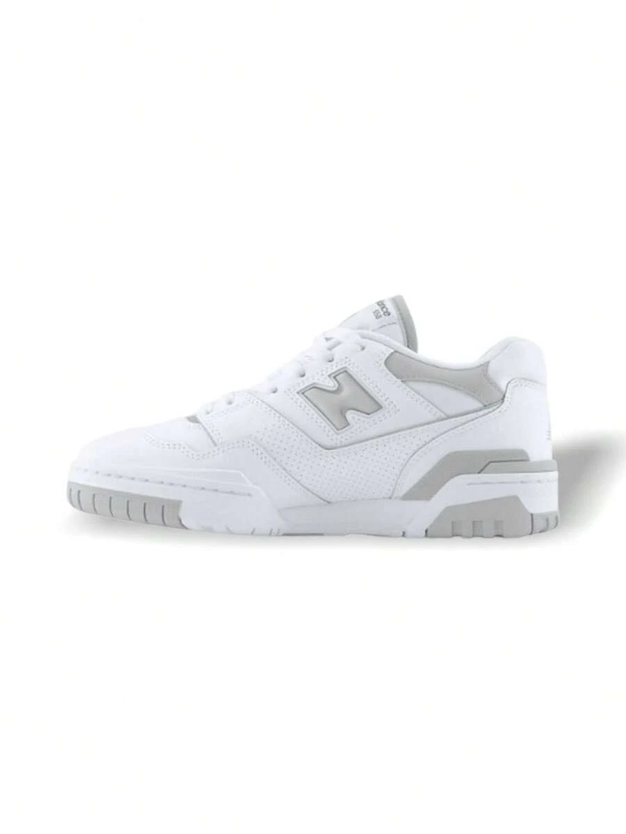 New Balance 女款休閒跑鞋 輕量緩震 透氣舒適 厚底 Logo 親膚 百搭 日常健身通勤下班休閒旅遊約會 BBW550BB - 白色 - 查看 1