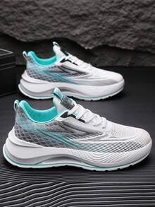 男士轻便透气网眼运动鞋 - 防滑橡胶鞋底，低帮设计适合健身房、训练和日常穿着 - 四季舒适，健身鞋，时尚鞋类，舒适贴合，运动鞋，专为健身爱好者设计