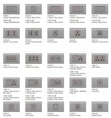 Duplex Contact Plate, Single Switches, Double Switch, Switch With Contact, - 030385 - View 2