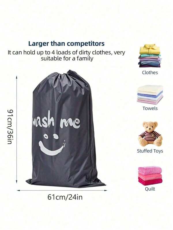 Washable Drawstring Laundry Bag, Extra Large Durable College Dorm Dirty Clothes Travel Bag And Gym Clothes Bag, Laundry Bag, Extra Large Travel Organizer Bag For Dirty Clothes, Travel Accessories Storage, Everyday Home Storage. 24" X 36" Laundry Travel Bag, Dorm Essentials, College Essentials, Travel Accessories, Multiple Colors Available, School Supplies, School Accessories, Back To School College Student Bag For School School Stuff