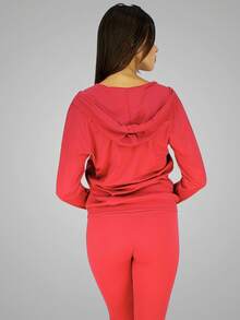 HPC POLO pants licra conjunto PARA mujer deportivo casual bonito calidad - Rojo - Ver 2