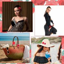 5 件玫瑰发夹红色花朵玫瑰花胸针夹夏威夷花卉墨西哥装饰发型配饰适合女士女孩派对婚礼万圣节狂欢节化妆舞会、爪夹、发夹、发夹、发夹、学校用品 - 紅色 - 查看 7