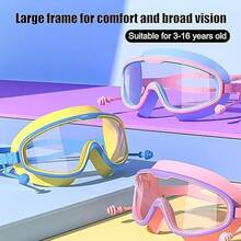 Swimming Goggles, High-Definition Large Frame Waterproof And Anti Fog Swimming - Pink - View 5