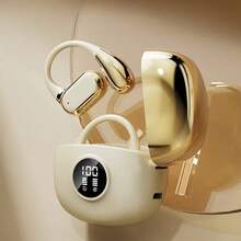 原装无线 Q17 开放式蓝牙耳机，电池续航时间长，佩戴舒适，蓝牙耳机 - 掛耳式數位耳機粉17 - 查看 12