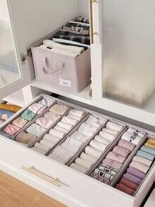 Sock Storage Box Pantyhose Storage Folding Household Underwear Sorting Storage Box - Multicolor - View 2