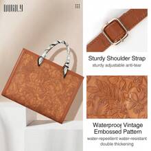 NEWHEY Servietă din piele impermeabilă pentru laptop de 15,6 inch pentru femei, geantă de umăr ușoară pentru birou, impermeabilă, pentru computer, Business