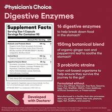 Abronikey Physician's CHOICE Gut Health Bundle – 60 Billion CFU Probiotics + Digestive Enzymes – Supports Bloating Relief, Nutrient Absorption & Immune Health – 150 Vegan Capsules - Gói 2 - Xem 8