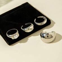 3 Stücke/Set goldplattierter Ringset mit Seestern Design, geeignet für Sommerurlaub am Strand