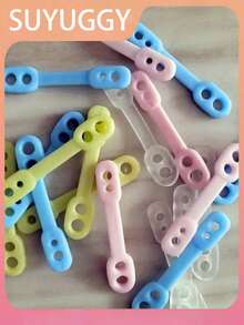 20/10pcs Hanger Hooks And Windproof Buckles Are Used To Fix Hangers. They Are Essential Hanger Fixers For Home Use, Ideal For Laundries, Balconies And Terraces, And Home Storage And Organization Devices - Multicolor - View 2