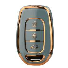 京宇琴 2 键 TPU 汽车遥控钥匙壳适用于雷诺 Kwid Traffic Symbol 达契亚 Sandero Logan Duster 钥匙壳保护套 - 彩色 - 查看 9