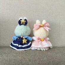 [Solo abbigliamento] Vestiti per bambole compatibili con le bambole da 17 cm, abiti per vestire, gonna da principessa carina, per bambole labubu, Sakura, Judy, regalo per il ritorno a scuola, collezione estiva