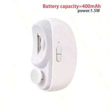 Cortaúñas eléctrico recargable por USB - Automático, portátil, multifuncional, con diseño anti-pellizco para manos, pies y uñas