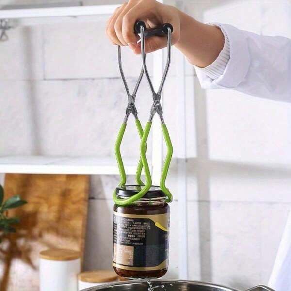 Canning Jar Lifter Tongs Anti-Scalding Lifter Non-Slip Feeding Bottle Clip