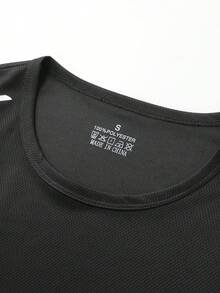 三件套男士健身运动背心，夏季薄款户外跑步无袖训练T恤纯色带反光条，休闲沙滩装 - 彩色 - 查看 8