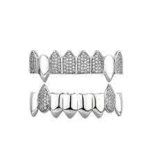 2pcs/Set Halloween Fashionable Vampire Fang Zirconia Tooth Decor, Suitable For Daily Wear By Men And Women