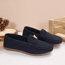 2025 New Women's Soft Bottom Loafers, Comfortable & Elegant Slip-On PU Leather Shoes, Suitable For Summer & Autumn