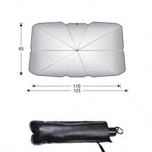 Car Windshield Sun Shade, Heat Insulation And Sun Blocking, Foldable And Retractable Sun Shade For Automotive, Available In Small And Large Sizes. Multi-Functional Umbrella Can Be Used As Sun Shade, Rain Shade, Heat Insulation Shade, Sun Protection Shade And Car Accessory.