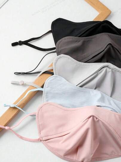 1pc Women's Eye-Care Breathable Sun-Proof Mask With Adjustable Ear Loops