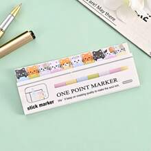 150pcs/Pack Cute Cat Theme Sticky Notes - Essential For Bookmarks And Memos, Office Supplies