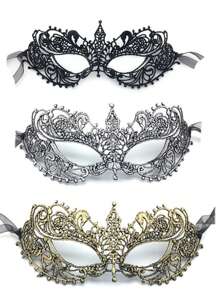 5/3/1 pièce Voile de luxe en dentelle, masque sexy pour moitié du visage, masque pour fête, rôle, bal masqué, cérémonie de remise de diplômes, mariage, décoration des yeux