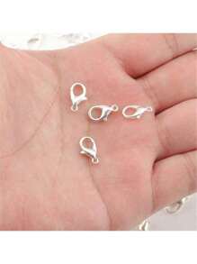 100 pièces 12*7mm Griffes de dragon délicates en or, argent et platine. Design pratique d'ouverture et de fermeture. Idéal pour les créateurs de bijoux pour connecter les chaînes, les perles et d'autres matériaux